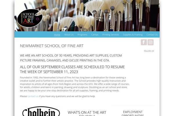 newmarketartschool.com site used Jupiternew