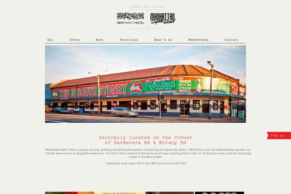 newmarkethotel.com.au site used Bigbang