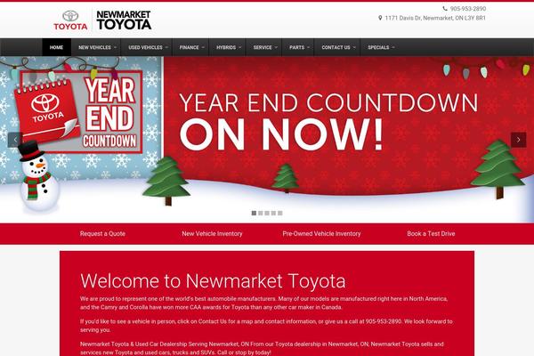 newmarkettoyota.ca site used Webgears