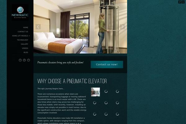 Myriad theme site design template sample