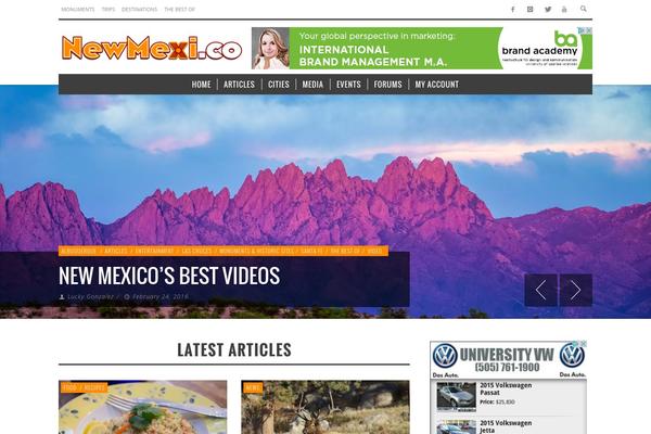 Espresso theme site design template sample