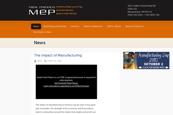 newmexicomep.org site used Envoze