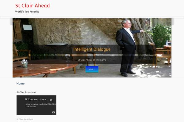 evolve theme site design template sample
