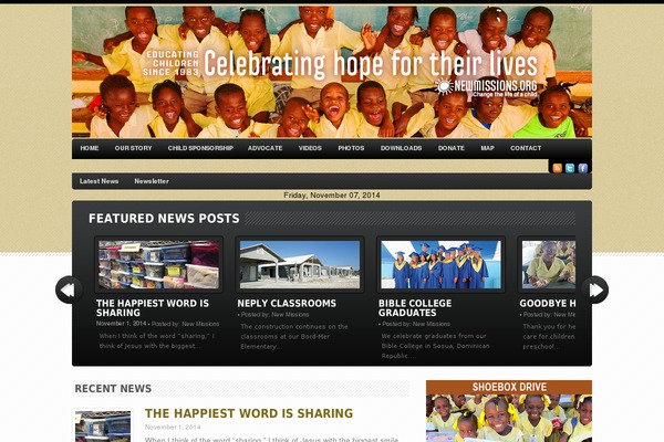 Bold News theme site design template sample