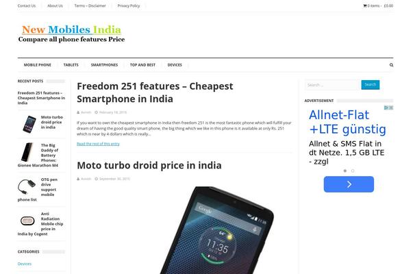 SuperNews theme site design template sample