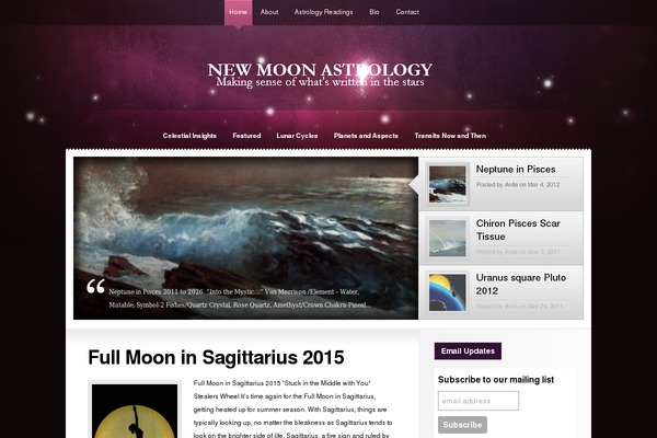 Glow theme site design template sample