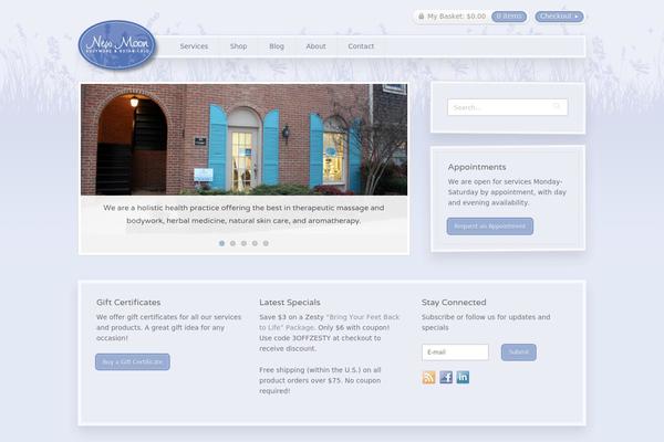 Artificer theme site design template sample