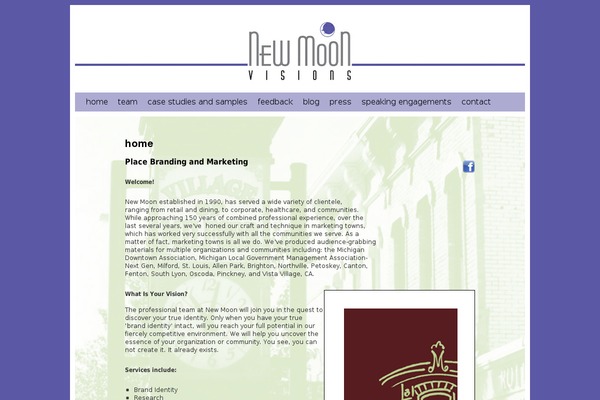 newmoonvisions.net site used Divi