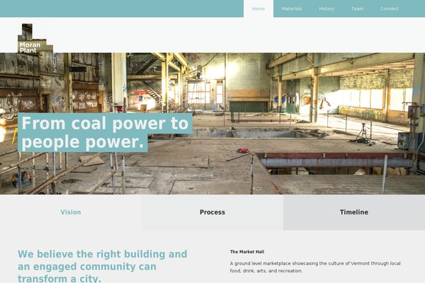 Moran theme site design template sample