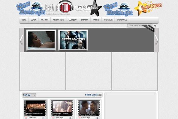 newmovienight.com site used Wp Tube 2