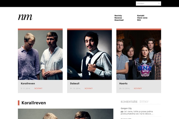 newmusic.cz site used Nmm