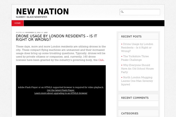 Diginews theme site design template sample