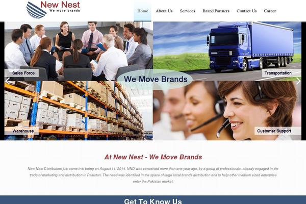 One Page theme site design template sample