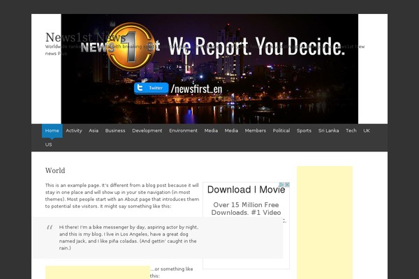 Expound theme site design template sample