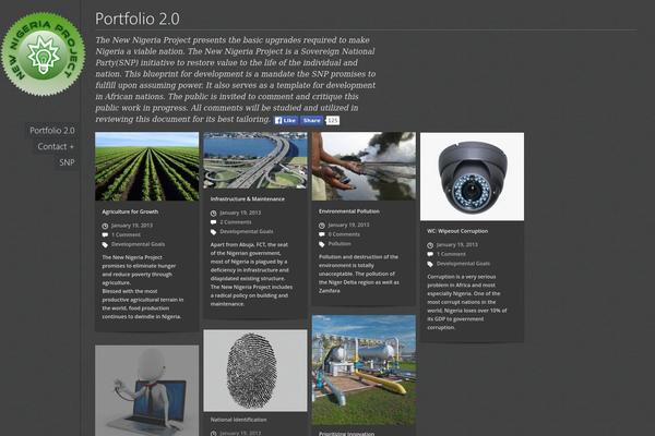 newnigeriaproject.com site used Flipbook