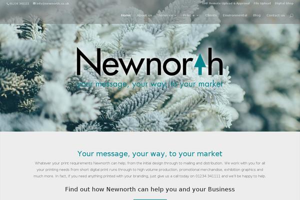Divi Child theme site design template sample