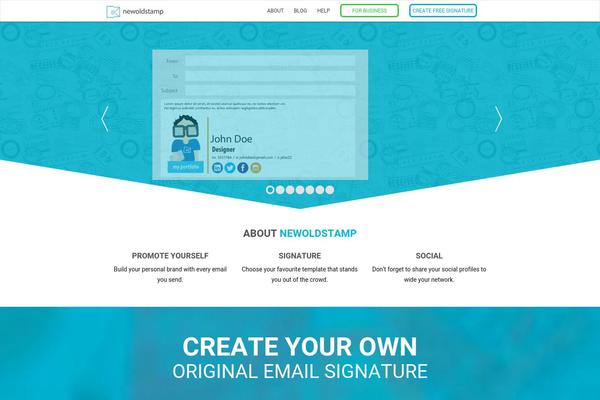 WP Blog and Widget website example screenshot