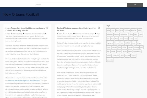 neworleans-football.com site used BlogCentral