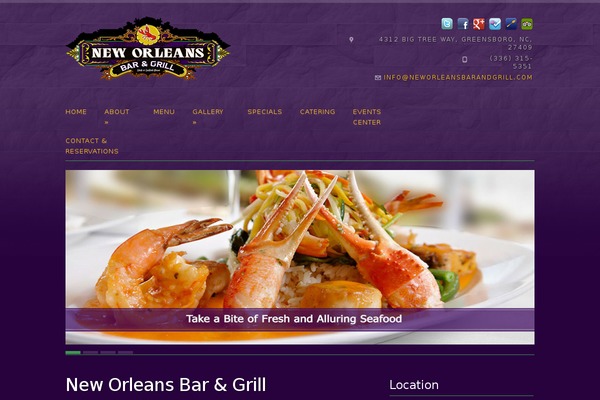 Slate theme site design template sample
