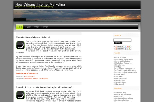 neworleansinternetmarketing.com site used Freshy