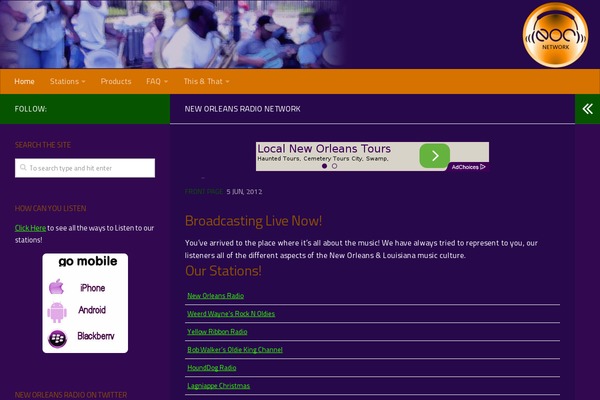 Site using dbview plugin