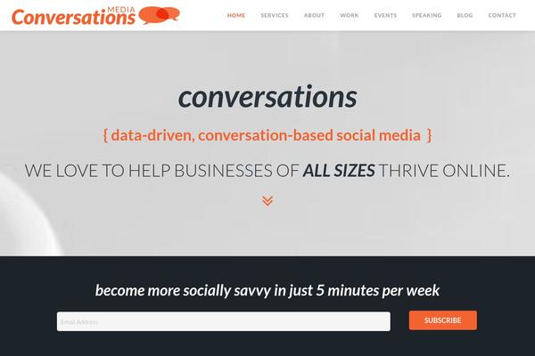 Corsa theme site design template sample