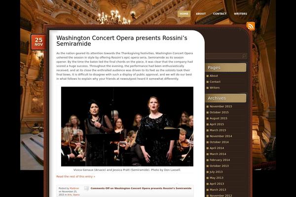 Choco theme site design template sample