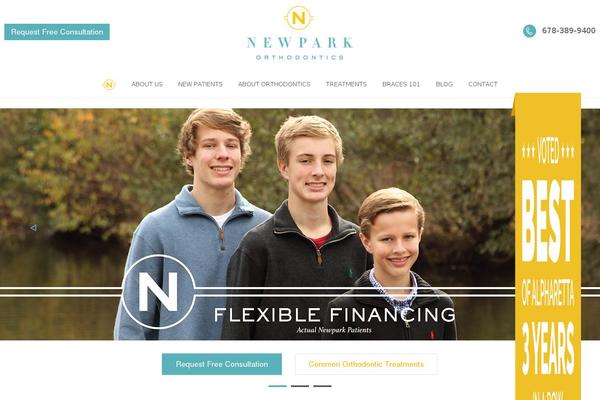 newparkortho.com site used Wps_newparkortho2019