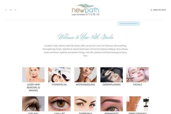 newpathstudio.com site used Dermatology-clinic-child