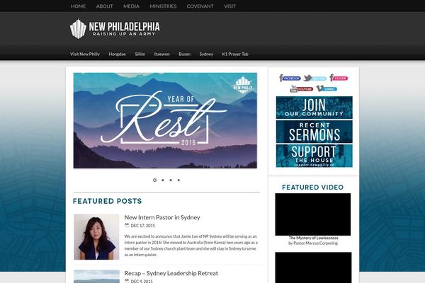 Site using NIVO slider light plugin