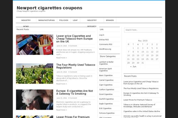 Silver Mag Lite theme site design template sample