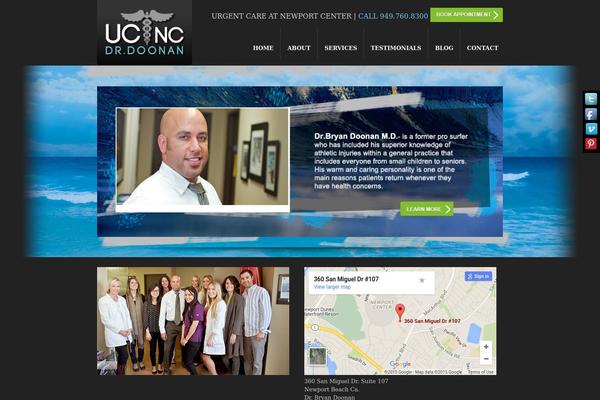 Reaction theme site design template sample