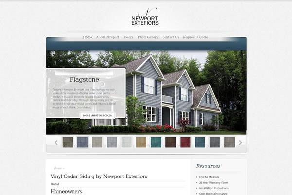 ElegantEstate theme site design template sample