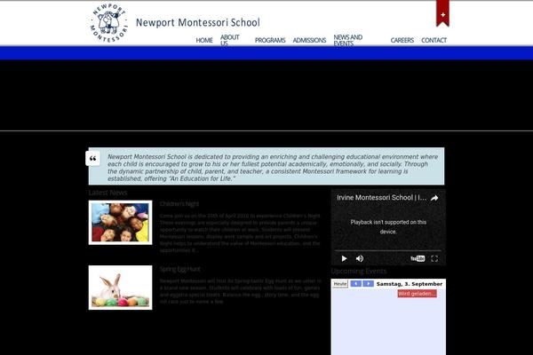 Churchope theme site design template sample