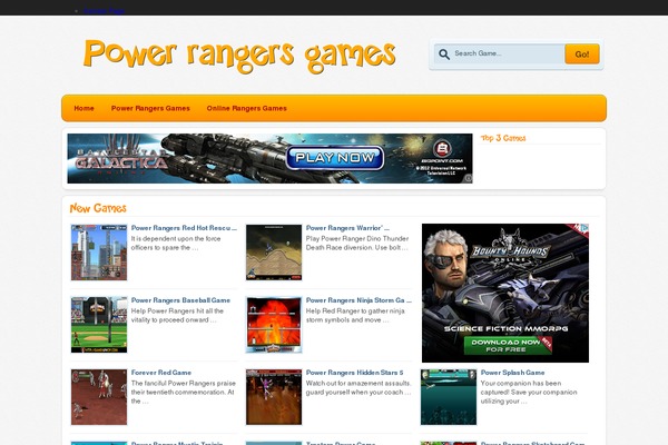 Durus theme site design template sample