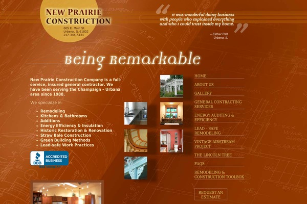 newprairieconstruction.com site used Npc