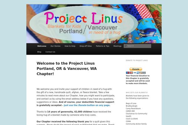 Twenty Eleven theme site design template sample