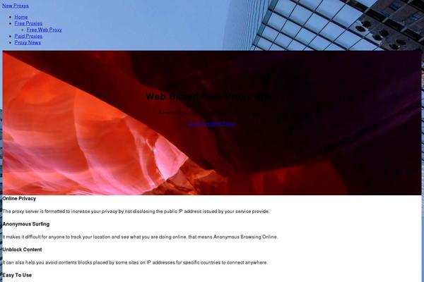One Page Express theme site design template sample
