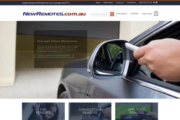 Wootique theme site design template sample