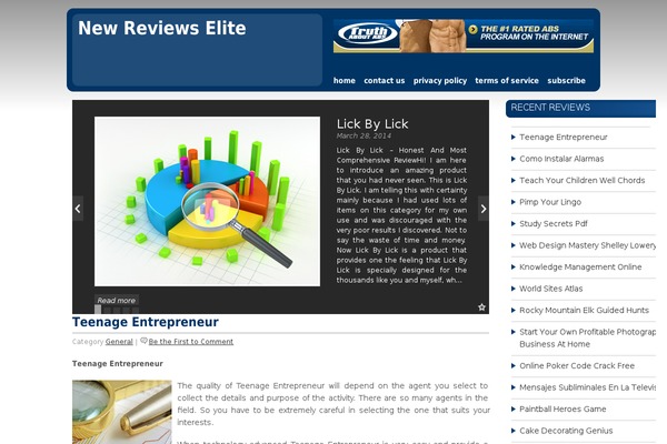 New Balance of Blue theme site design template sample