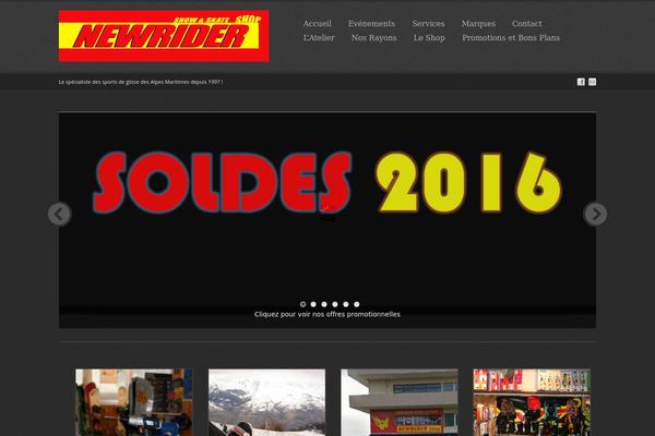 Impreza Child theme site design template sample