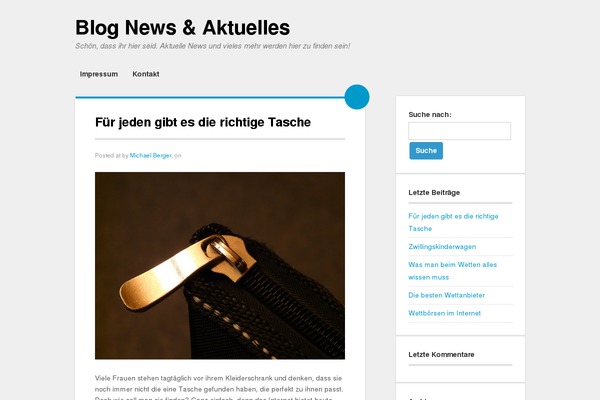 Minipress theme site design template sample