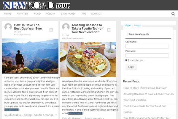 Bliss theme site design template sample