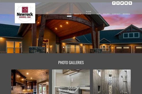 newrockhomes.com site used Paradise-child