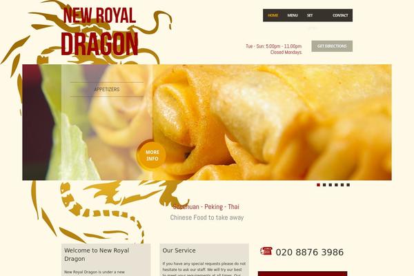 Feast theme site design template sample