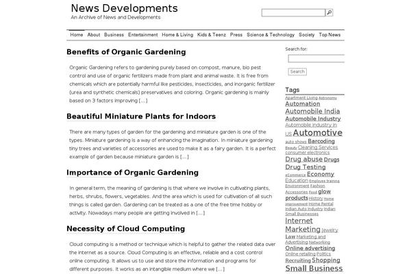 news-developments.com site used Plain Fields