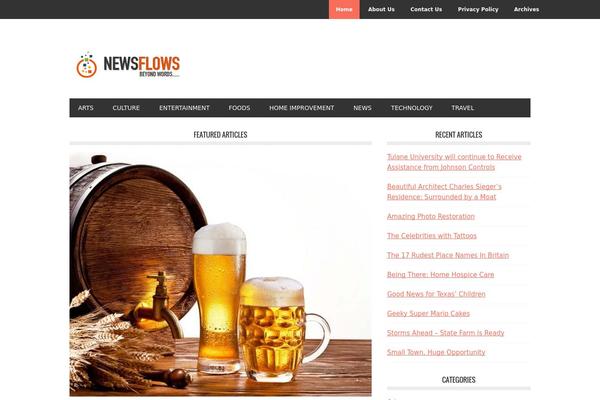 Metro Pro theme site design template sample