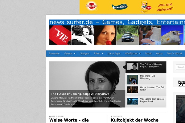 news-surfer.de site used Mendo