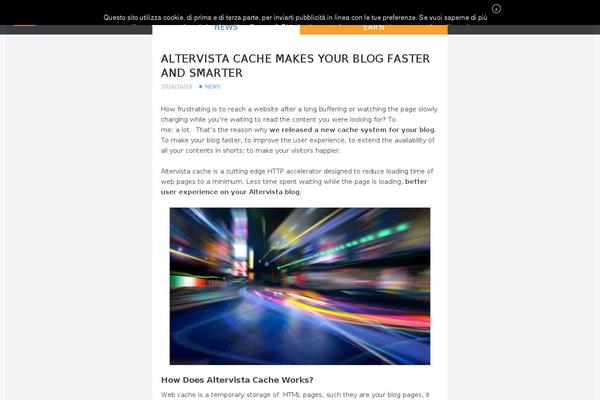 news.altervista.org site used Altervista-blog