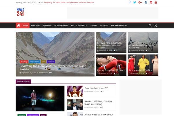 Ribbon theme site design template sample